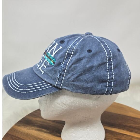 Kbethos Distressed "Born Free" Blue Arrrow Stiched Women's Adult Hat - Picture 2 of 7